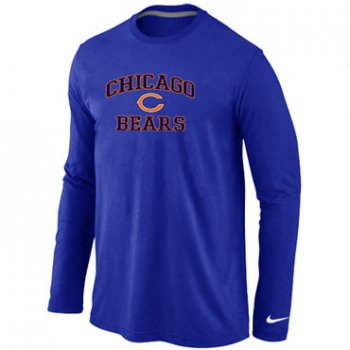 Nike Chicago Bears Heart & Soul Long Sleeve T-Shirt Blue