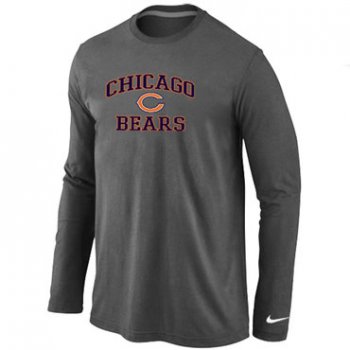 Nike Chicago Bears Heart & Soul Long Sleeve T-Shirt D.Grey