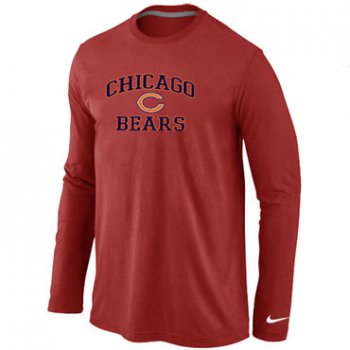 Nike Chicago Bears Heart & Soul Long Sleeve T-Shirt RED