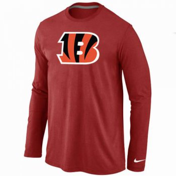 Nike Cincinnati Bengals Logo Long Sleeve T-Shirt RED