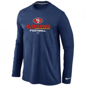 Nike San Francisco 49ers Critical Victory Long Sleeve T-Shirt D.Blue