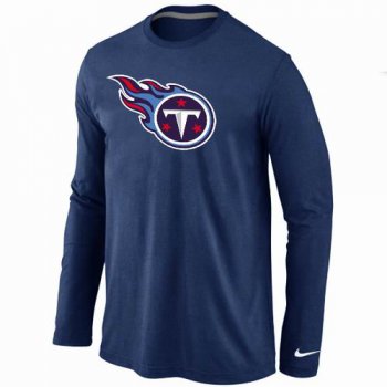 Nike Tennessee Titans Logo Long Sleeve T-Shirt D.Blue