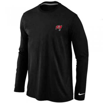 Tampa Bay Buccaneers Sideline Legend Authentic Logo Long Sleeve T-Shirt Black