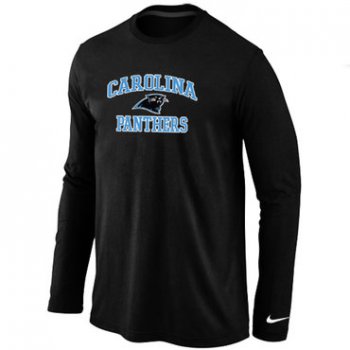 Nike Carolina Panthers Heart & Soul Long Sleeve T-Shirt Black