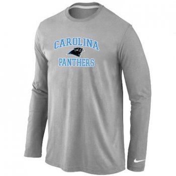 Nike Carolina Panthers Heart & Soul Long Sleeve T-Shirt Grey