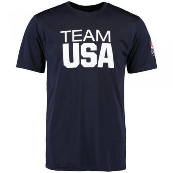 Team USA Coast to Coast Performance T-Shirt Navy