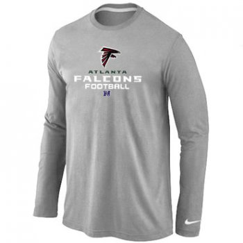 Nike Atlanta Falcons Critical Victory Long Sleeve T-Shirt Grey