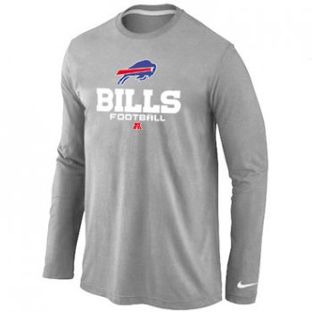 Nike Buffalo Bills Critical Victory Long Sleeve T-Shirt Grey