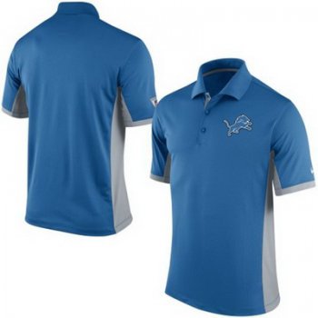 Men's Detroit Lions Nike Blue Team Issue Performance Polo