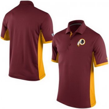 Men's Washington Redskins Nike Burgundy Team Issue Performance Polo