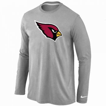 Nike Arizona Cardinals Logo Long Sleeve T-Shirt Grey