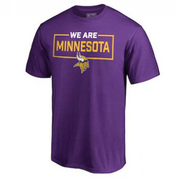 Men's Minnesota Vikings NFL Pro Line by Fanatics Branded Purple We Are Icon T-Shirt