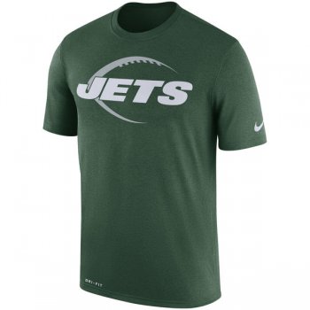 Men's New York Jets Nike Green Legend Icon Logo Performance T-Shirt