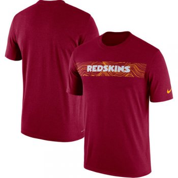 Washington Redskins Nike Burgundy Sideline Seismic Legend T-Shirt