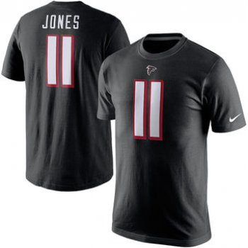 Men's Atlanta Falcons 11 Julio Jones Nike Player Pride Name & Number T-Shirt - Black