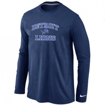 Nike Detroit Lions Heart & Soul Long Sleeve T-Shirt D.Blue