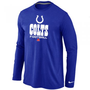 Nike Indianapolis Colts Critical Victory Long Sleeve T-Shirt Blue