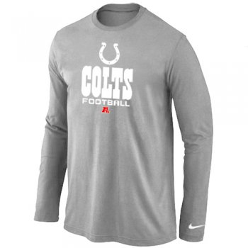 Nike Indianapolis Colts Critical Victory Long Sleeve T-Shirt Grey