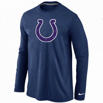 Nike Indianapolis Colts Logo Long Sleeve T-Shirt D.Blue