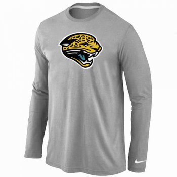 Nike Jacksonville Jaguars Logo Long Sleeve T-Shirt Grey