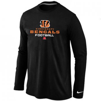 Nike Cincinnati Bengals Critical Victory Long Sleeve T-Shirt Black