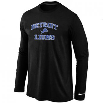 Nike Detroit Lions Heart & Soul Long Sleeve T-Shirt Black