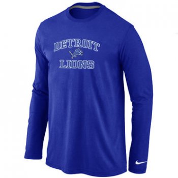 Nike Detroit Lions Heart & Soul Long Sleeve T-Shirt Blue