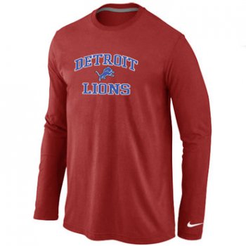 Nike Detroit Lions Heart & Soul Long Sleeve T-Shirt RED