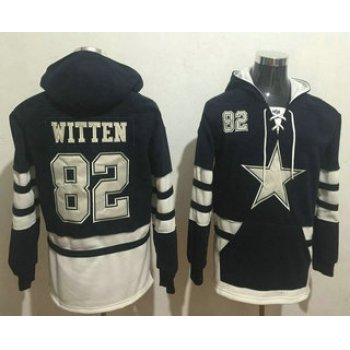 Men's Dallas Cowboys #82 Jason Witten 2016 Navy Blue Team Color Stitched NFL Hoodie