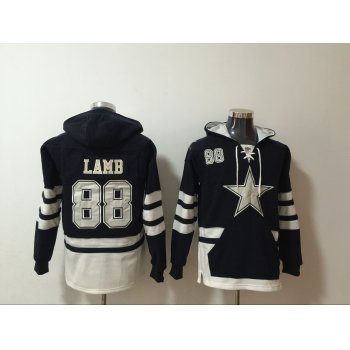 Men's Dallas Cowboys #88 CeeDee Lamb NEW Black Pocket Stitched NFL Pullover Hoodie