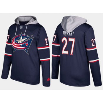 Adidas Columbus Blue Jackets 27 Ryan Murray Name And Number Navy Hoodie