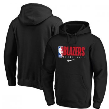 Portland Trail Blazers Nike Spotlight Practice Performance Pullover Hoodie Black