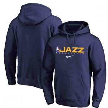 Utah Jazz Nike Spotlight Practice Performance Pullover Hoodie Navy