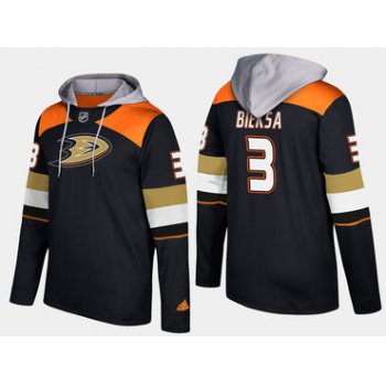 Adidas Anaheim Ducks 3 Kevin Bieksa Name And Number Black Hoodie