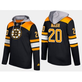 Adidas Boston Bruins 20 Riley Nash Name And Number Black Hoodie