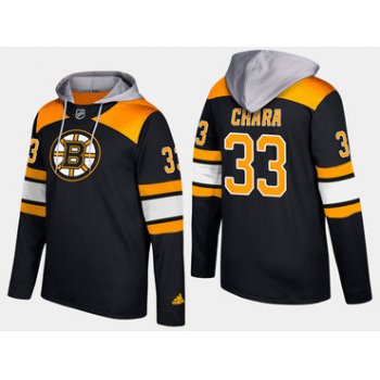 Adidas Boston Bruins 33 Zdeno Chara Name And Number Black Hoodie