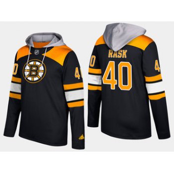 Adidas Boston Bruins 40 Tuukka Rask Name And Number Black Hoodie