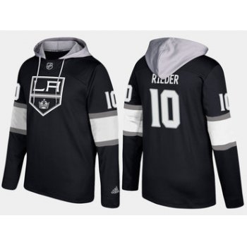 Adidas Los Angeles Kings 10 Tobias Rieder Name And Number Black Hoodie