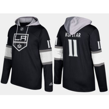 Adidas Los Angeles Kings 11 Anze Kopitar Name And Number Black Hoodie