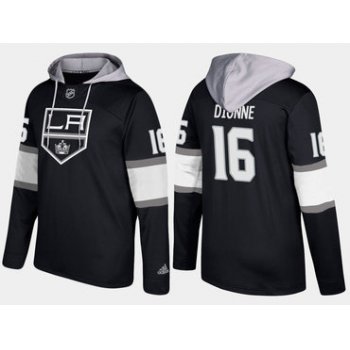 Adidas Los Angeles Kings 16 Marcel Dionne Retired Black Name And Number Hoodie