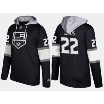 Adidas Los Angeles Kings 22 Trevor Lewis Name And Number Black Hoodie