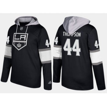 Adidas Los Angeles Kings 44 Nate Thompson Name And Number Black Hoodie