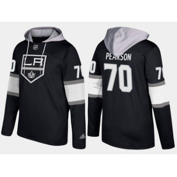 Adidas Los Angeles Kings 70 Tanner Pearson Name And Number Black Hoodie