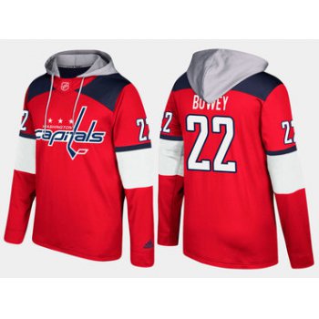 Adidas Washington Capitals 22 Madison Bowey Name And Number Red Hoodie