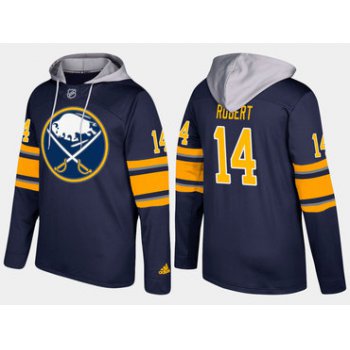 Adidas Buffalo Sabres 14 Rene Robert Retired Blue Name And Number Hoodie