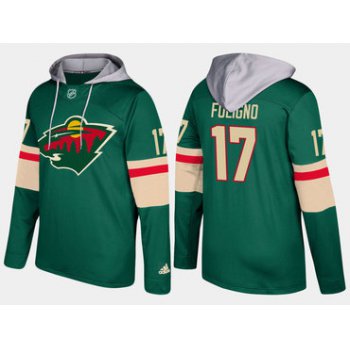 Adidas Minnesota Wild 17 Marcus Foligno Name And Number Green Hoodie