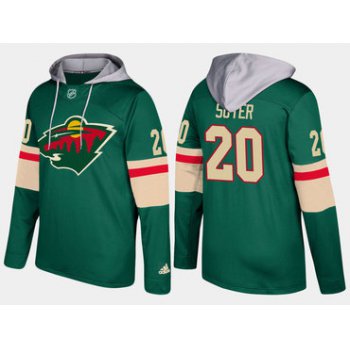 Adidas Minnesota Wild 20 Ryan Suter Name And Number Green Hoodie