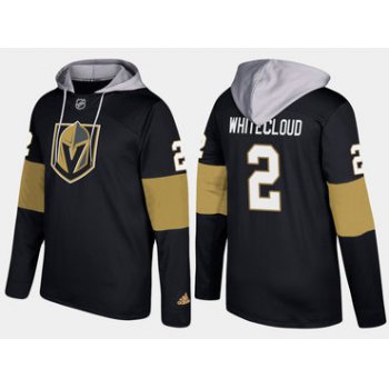 Adidas Vegas Golden Knights 2 Zach Whitecloud Name And Number Black Hoodie