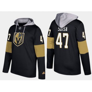 Adidas Vegas Golden Knights 47 Luca Sbisa Name And Number Black Hoodie