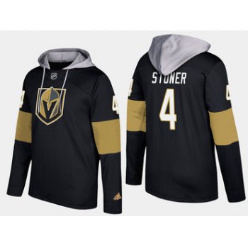 Adidas Vegas Golden Knights 4 Clayton Stoner Name And Number Black Hoodie